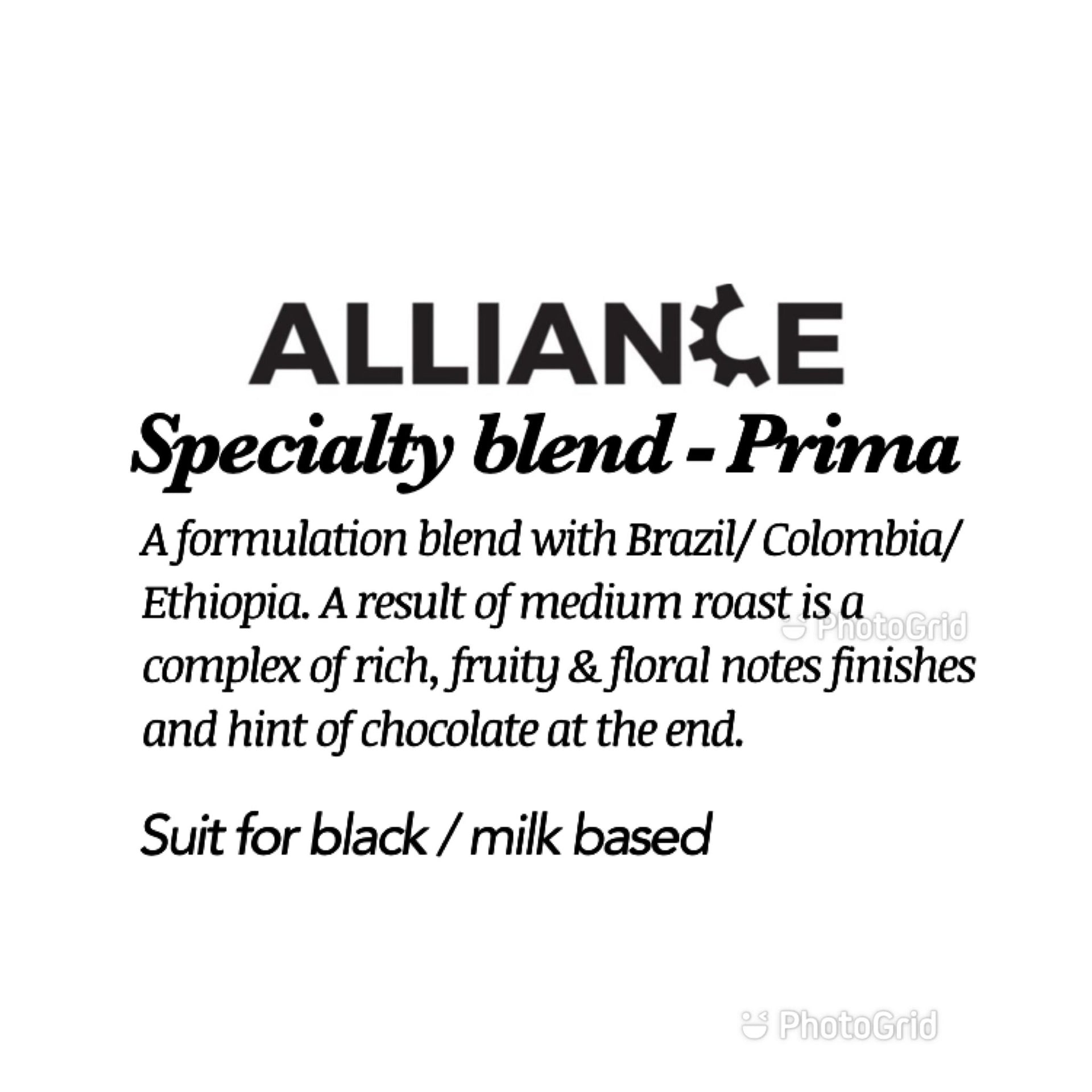 Alliance Specialty Coffee -BCE